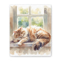 Custom Watercolor Pet Portrait Canvas | Personalized Pet Wall Art